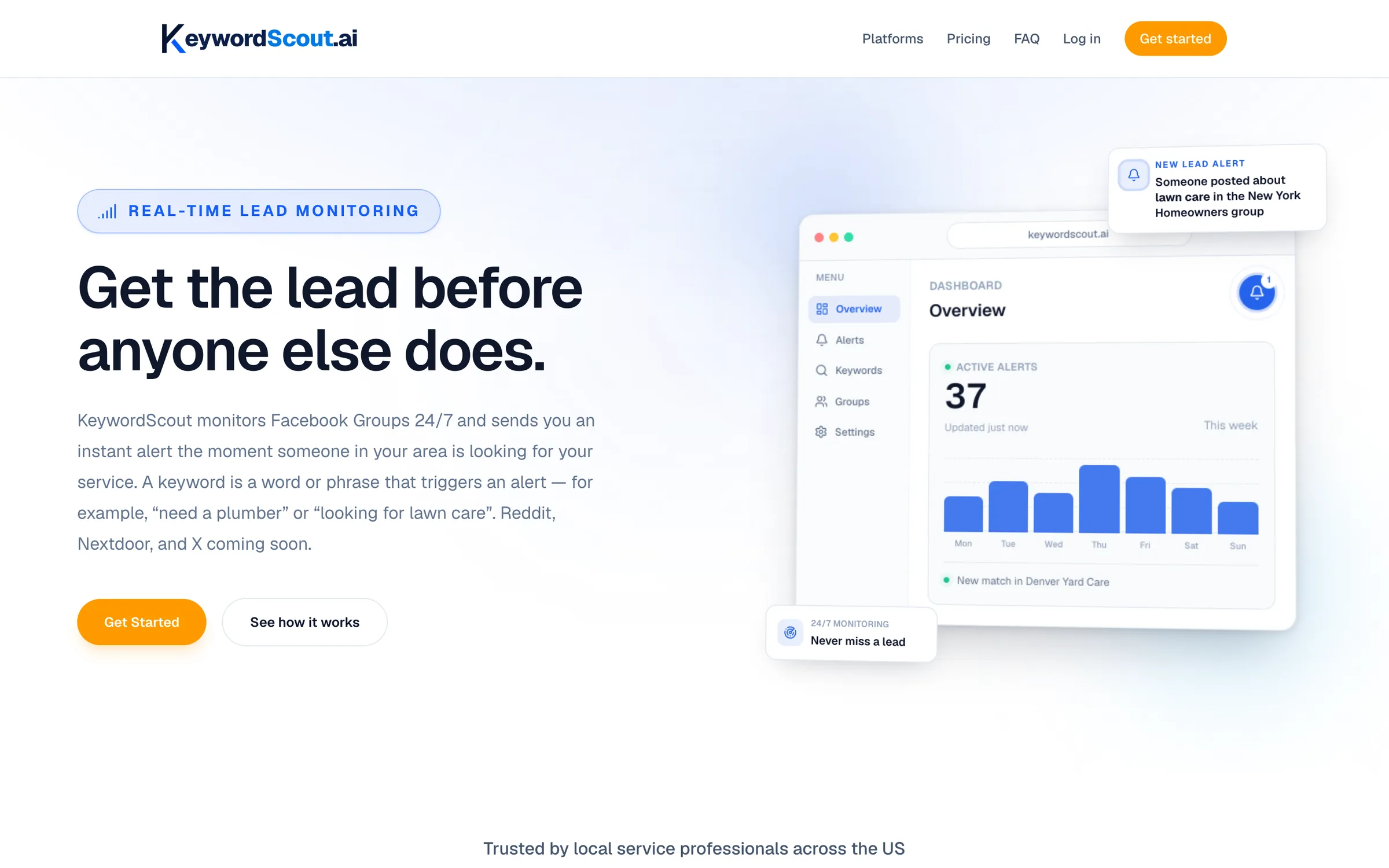 KeywordScout.ai desktop preview