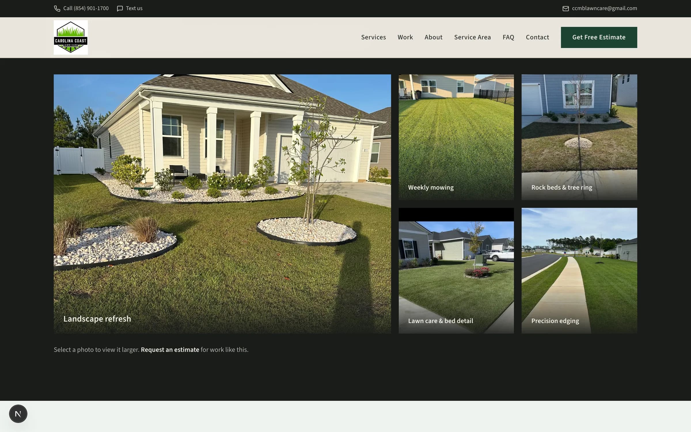 Carolina Coast Lawn Care — Recent work
